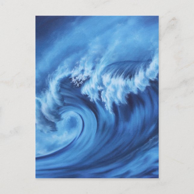 Point Break Blue Postcard (Front)