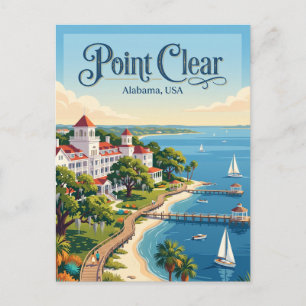 Point Clear Alabama Postcard