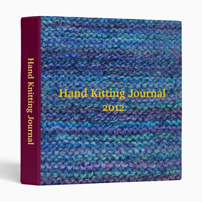 Point de jarretière 1,4" classeur - ultramarine (Devant/Côté)