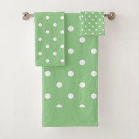 Point de polka vert d'Apple