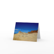 Point de Zabriskie, carte de note de Death Valley