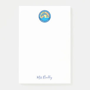 Point Fermin Elementary School Logo Personalized Post-it Notes