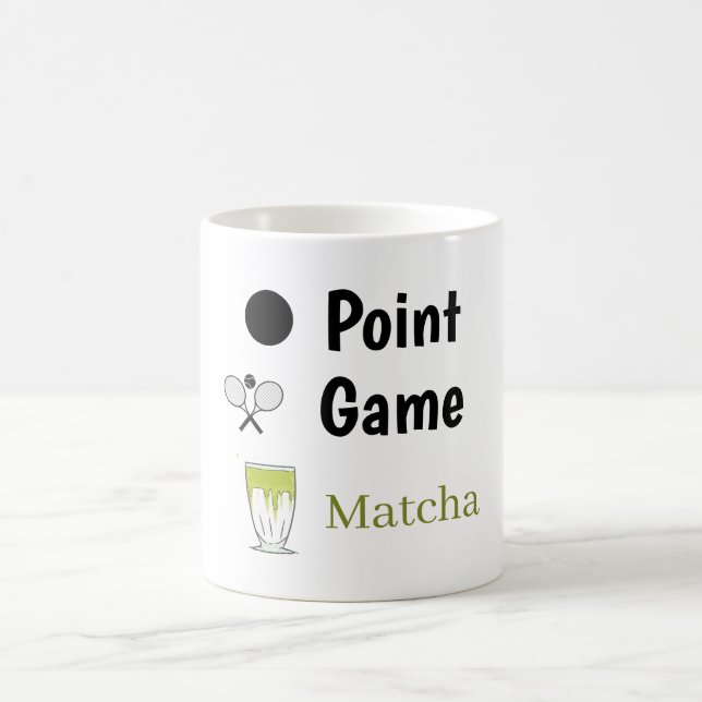 Point Game Matcha Coffee Mug (Center)