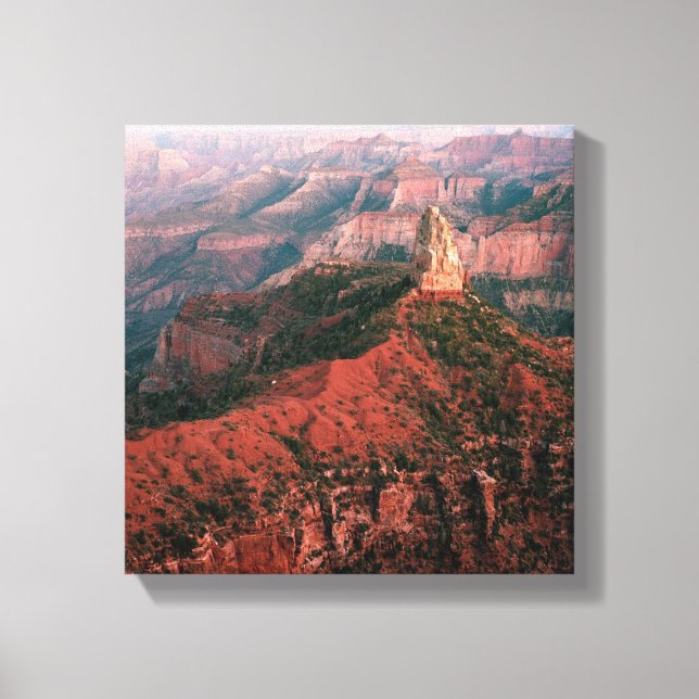 Point Imperial and Mount Hayden at Sunset Canvas Print (Front)