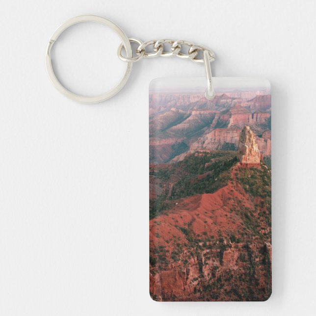 Point Imperial and Mount Hayden at Sunset Keychain (Front)