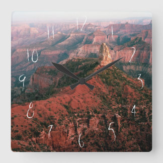 Point Imperial and Mount Hayden at Sunset Square Wall Clock