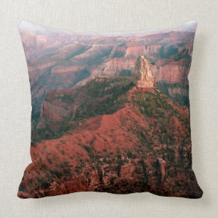 Point Imperial and Mount Hayden at Sunset Throw Pillow