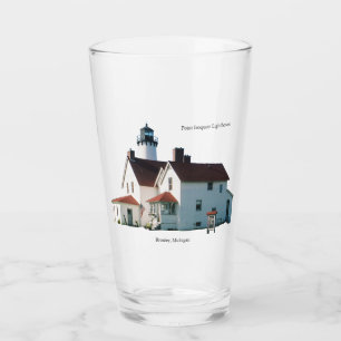 Point Iroquois Lighthouse glass