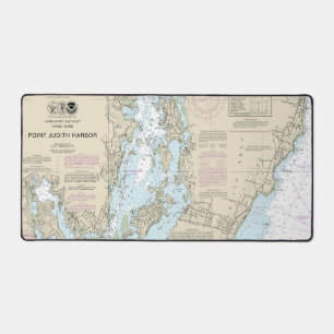 Point Judith Harbour Nautical Chart 13219 Desk Mat