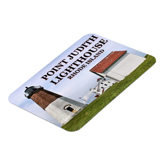 Point Judith Lighthouse, Rhode Island Flexi-Magnet Magnet (Left Side)