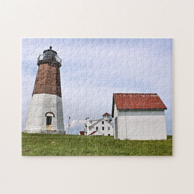 Point Judith Lighthouse, Rhode Island Puzzle (Horizontal)