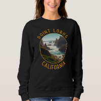 Point Lobos California Distressed Circle