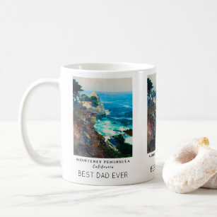 Point Lobos Monterey Peninsula California Best Dad Coffee Mug