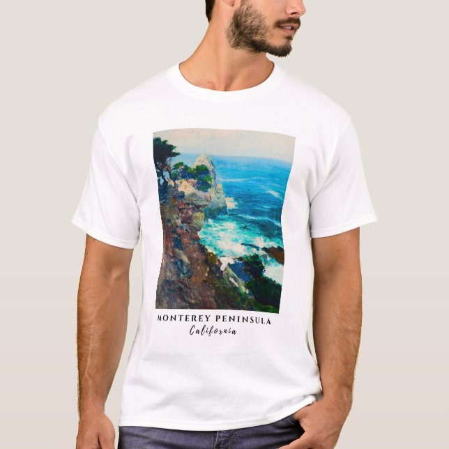 Point Lobos Monterey Peninsula California Seascape T-Shirt (Front)