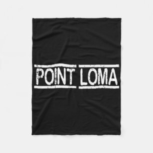 Point Loma San Diego Beaches California Souvenir  Fleece Blanket