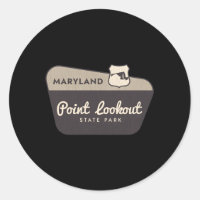 Point Lookout State Park Maryland Welcome Sign Vac