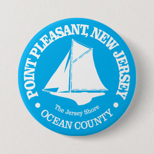 Point Pleasant NJ (sloop) 3 Inch Round Button