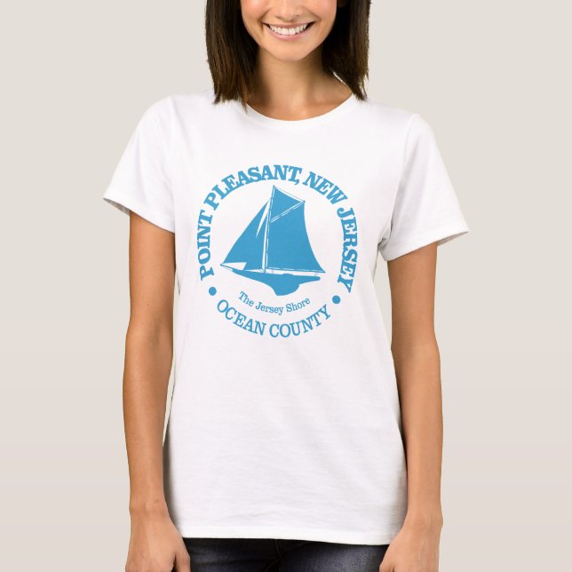 Point Pleasant NJ (sloop) T-Shirt (Front)