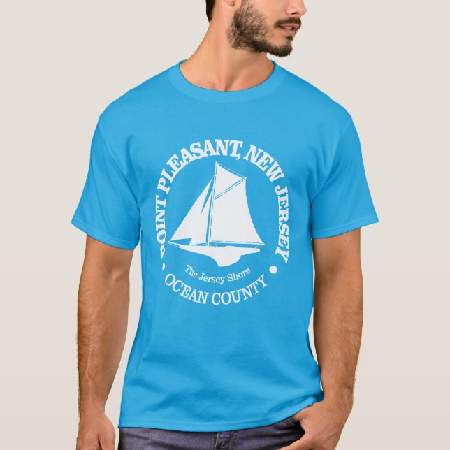 Point Pleasant NJ (sloop) T-Shirt (Front)