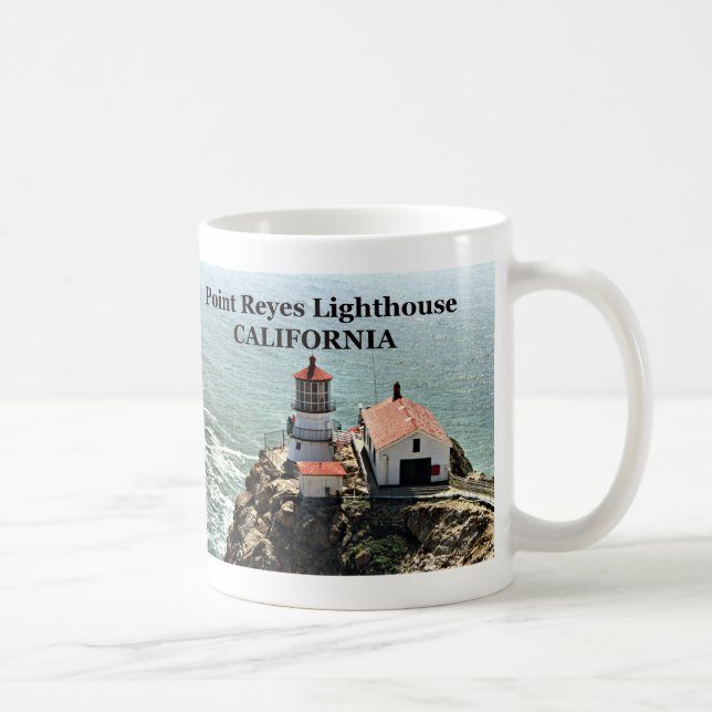 Point Reyes Lighthouse, California Mug (Right)
