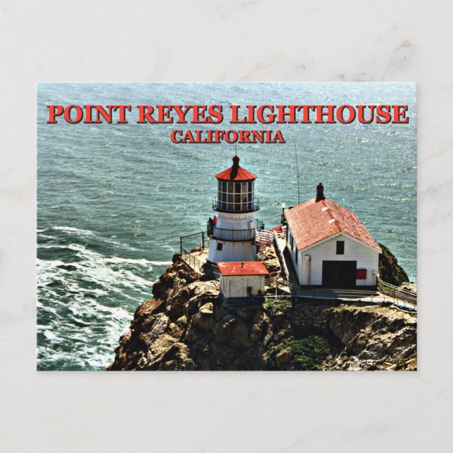 Point Reyes Lighthouse, California Postcard (Front)