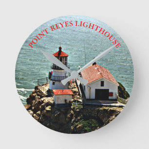 Point Reyes Lighthouse, California Wall Clock