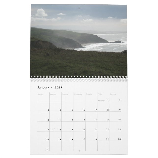 Point Reyes National Seashore 2010 Calendar (Jan 2027)