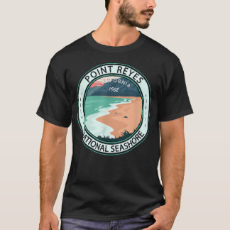 Point Reyes National Seashore California Badge T-Shirt