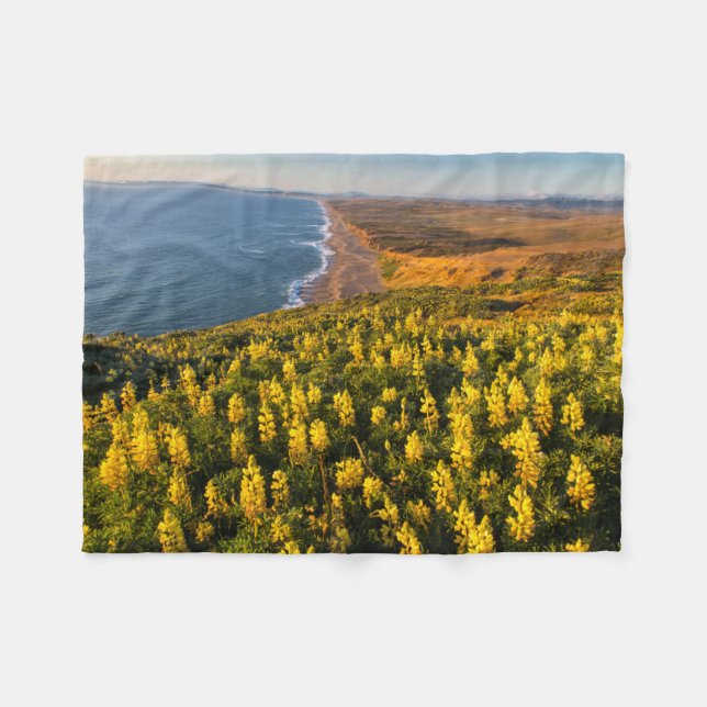 Point Reyes National Seashore California Fleece Blanket (Front (Horizontal))