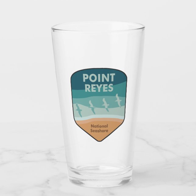 Point Reyes National Seashore California Seagulls Glass (Front)