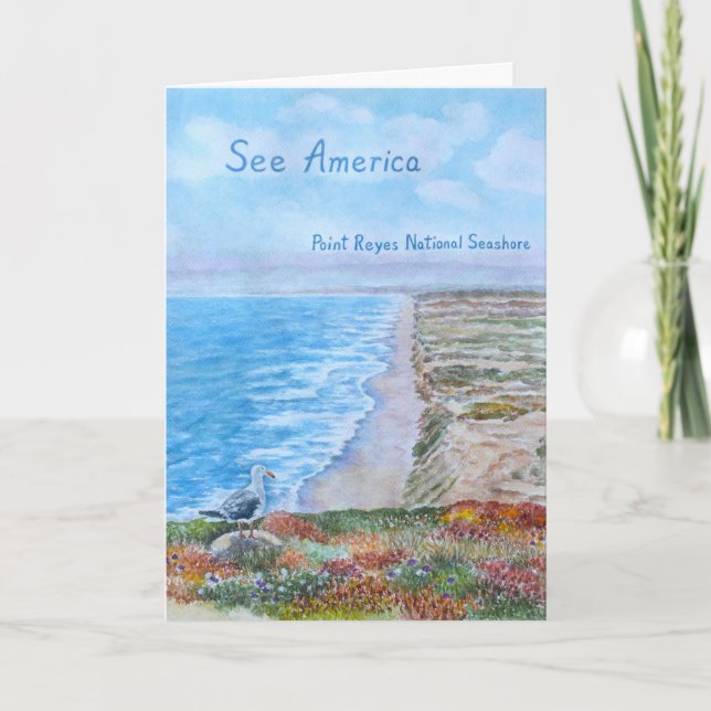 Point Reyes National Seashore Card (Front)