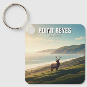 Point Reyes National Seashore Elk Keychain
