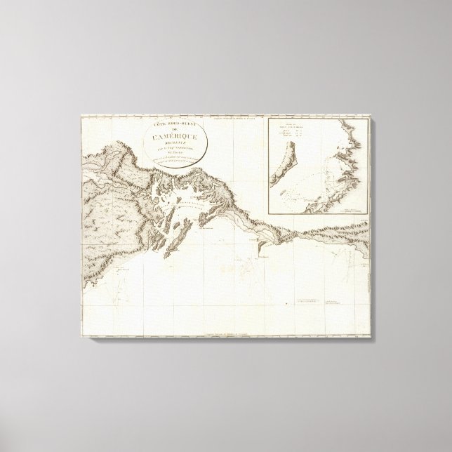 Point Riou to Point Possession Alaska Canvas Print (Front)