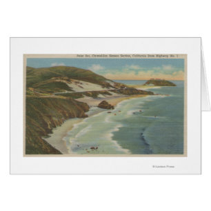 Point Sur, section de Carmel San Simeon, Hwy 1 vue