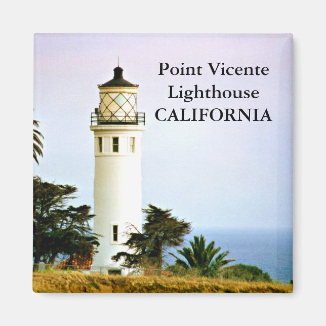 Point Vicente Lighthouse, California Magnet (Devant)