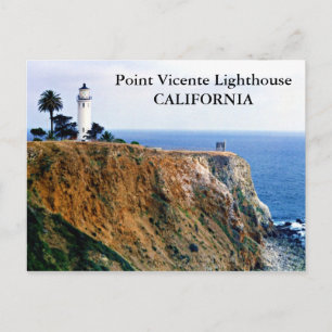Point Vicente Lighthouse, California Postcard