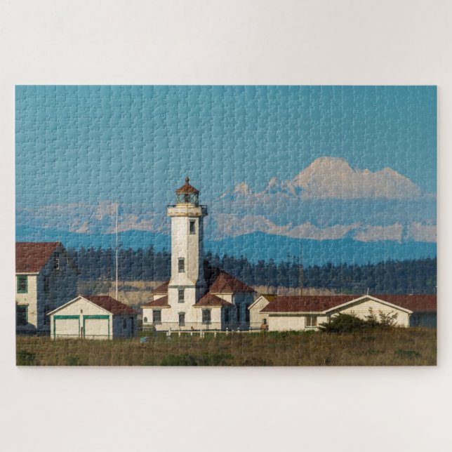 Point Wilson Light - Port Townsend, Washington Jigsaw Puzzle (Horizontal)