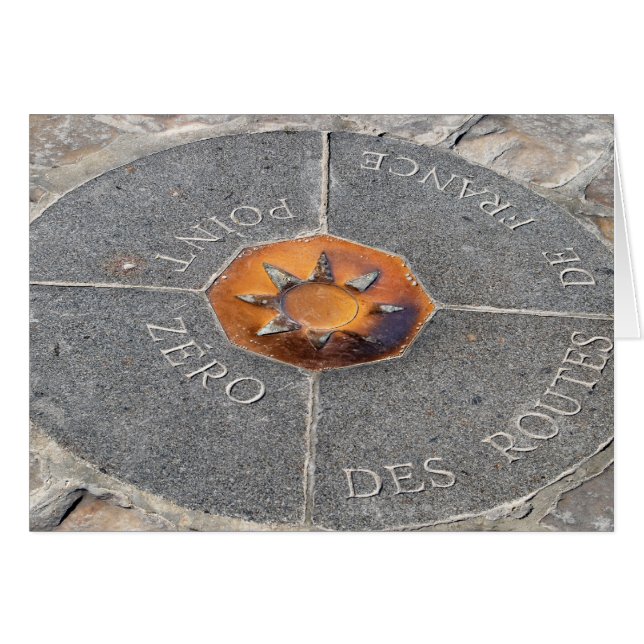 Point zéro, Paris (Devant horizontal)