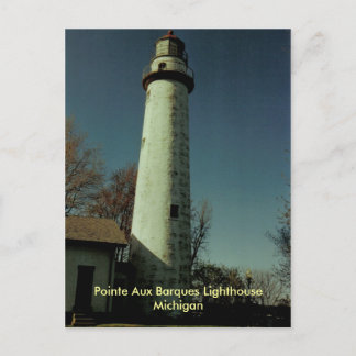 Pointe Aux Barques Lighthouse, Michigan Postcard