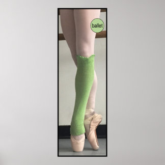 Pointe Chaussures Ballet Poster