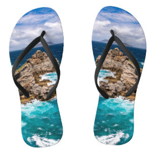 Pointe des Chateaux, Grande-Terre, Guadeloupe #2 Flip Flops