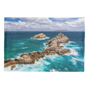 Pointe des Chateaux, Grande-Terre, Guadeloupe #2 Pillowcase
