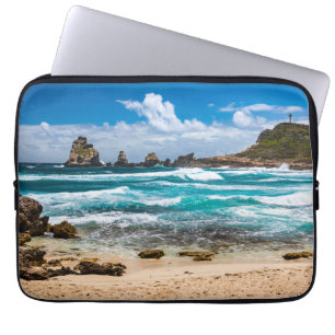 Pointe des Chateaux, Grande-Terre, Guadeloupe Laptop Sleeve