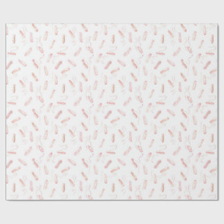 Pointe Shoe Pattern Wrapping Paper