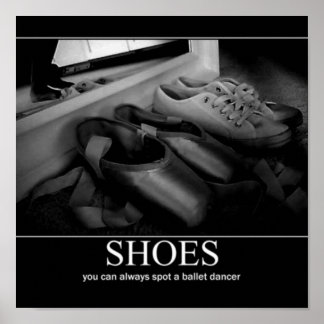 pointe shoe poster 1