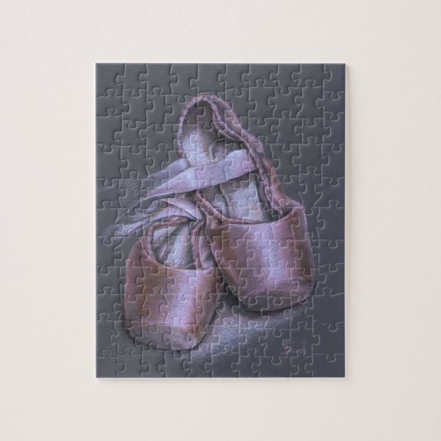 Pointe shoes jigsaw puzzle (Vertical)