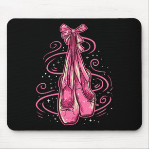 Pointe Shoes Toe Dancing Ballerina Ballet Shoes Mouse Pad