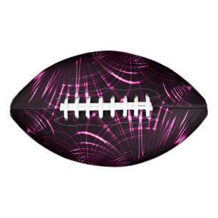 Pointed curves in pink colour and dark background football