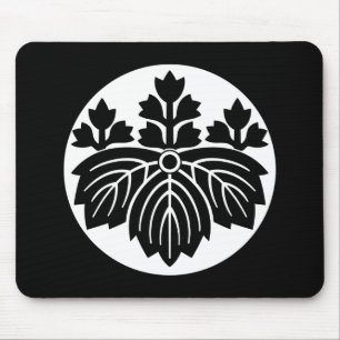 Pointed-leaf Paulownia with 53 blooms in rice cake Mouse Pad