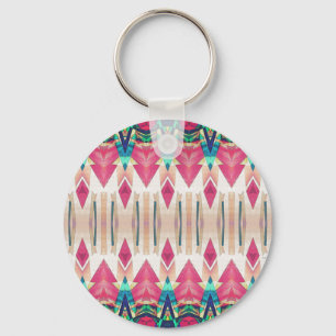 Pointed Mirror Abstract Keychain